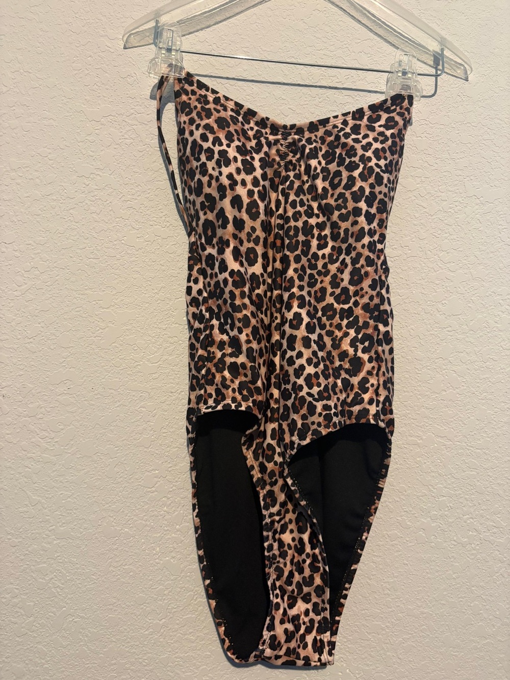 No Boundaries Leopard Print Jumpsuit Romper - Brown & Black